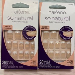 2 packs of Nailene So Natural Nails